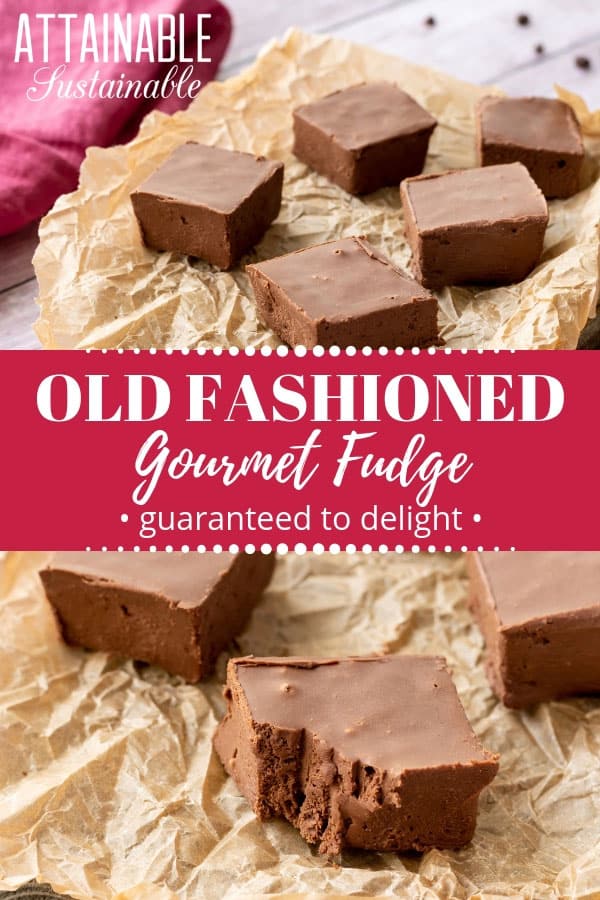 If you are looking for a chocolate fudge recipe that's perfect for giving, look no further. This creamy, soft gourmet fudge outdoes the other recipes you've tried. I'm sure of it. Try this gourmet fudge once, and it will be the only fudge recipe you'll ever use. #holiday #christmas #dessert