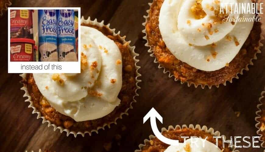 carrot cake cupcakes with cream cheese frosting -- homemade recipes!