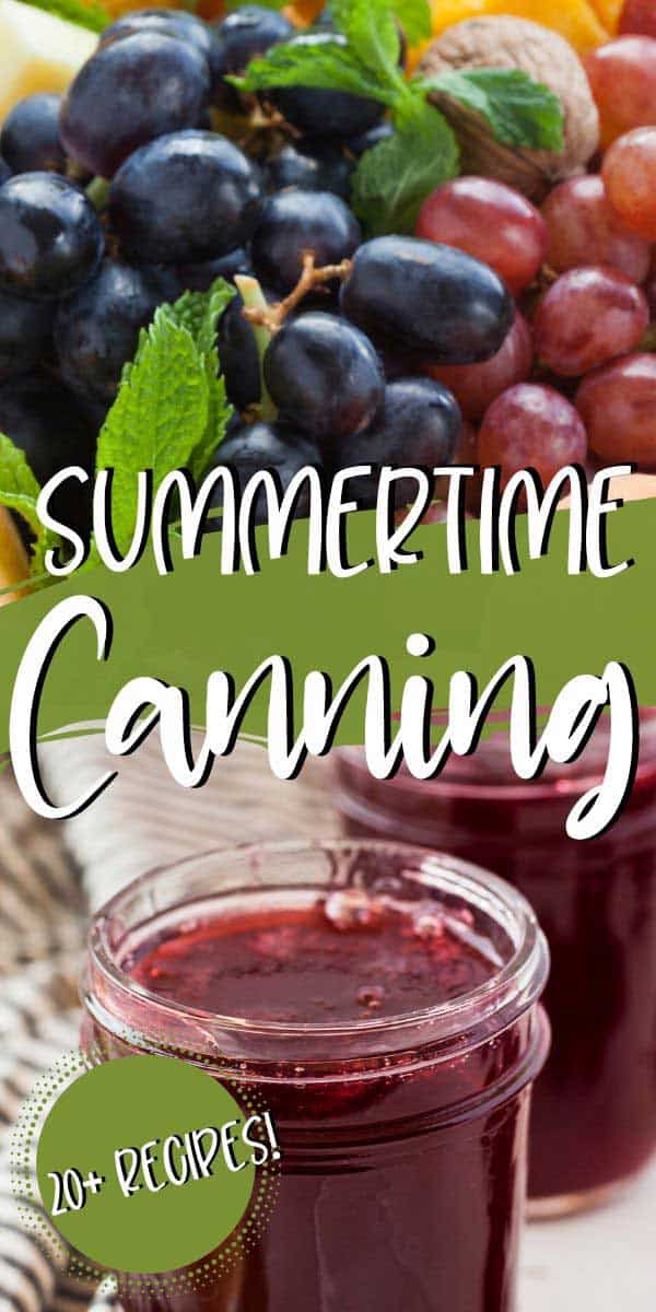 grapes with jar of grape jelly