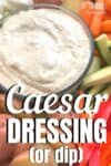 caesar dressing in a bowl