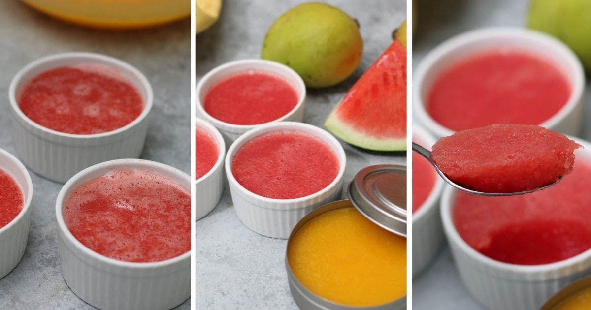 Homemade Jello Cups Made from Fresh Fruit Attainable Sustainable