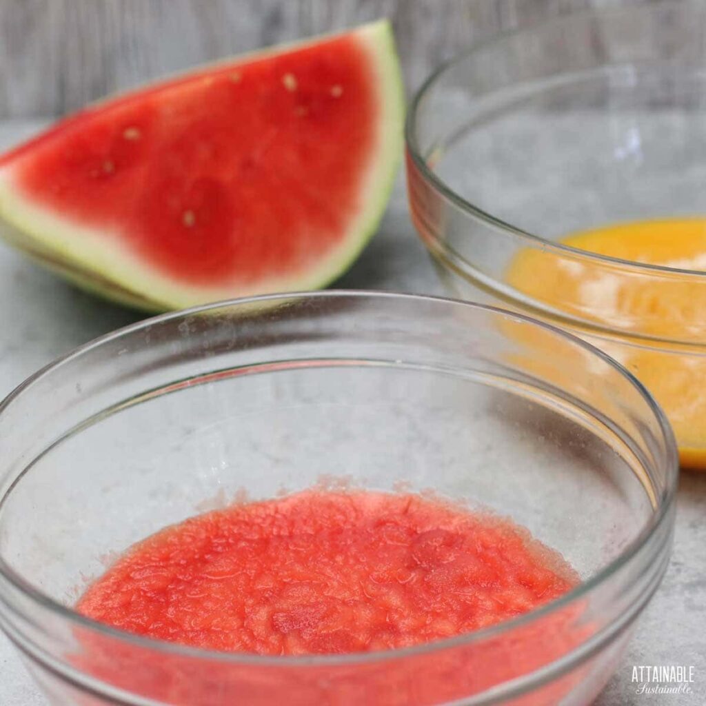 Homemade Jello Cups Made from Fresh Fruit Attainable Sustainable
