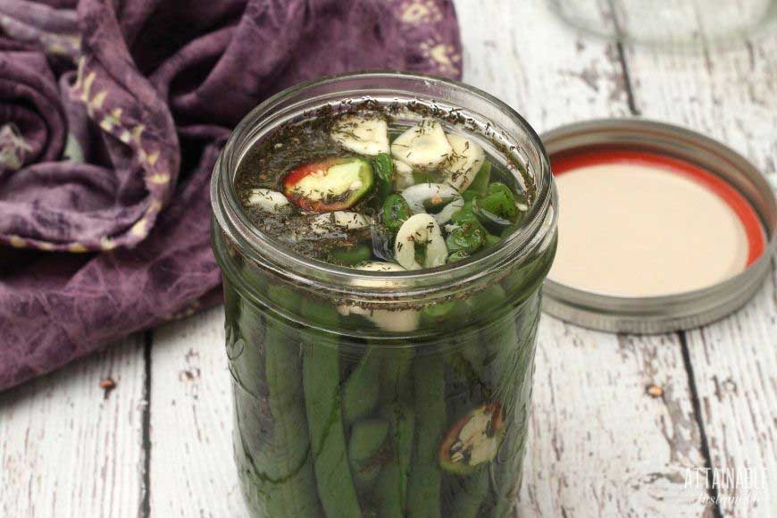 Refrigerator Dilly Bean Recipe Attainable Sustainable®