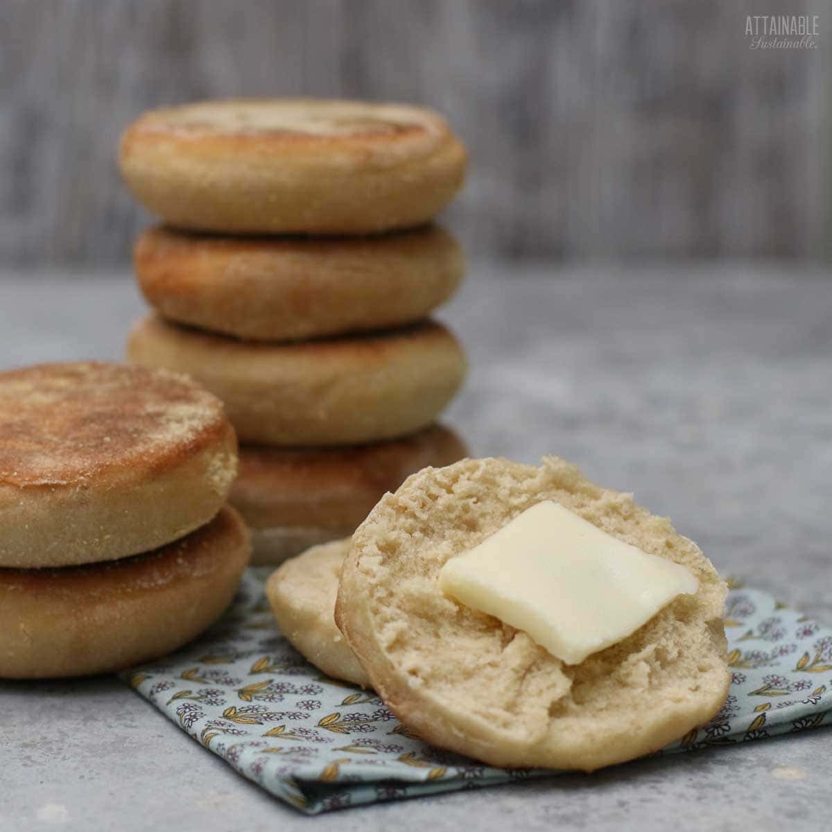 Sourdough English Muffins from Scratch Attainable Sustainable