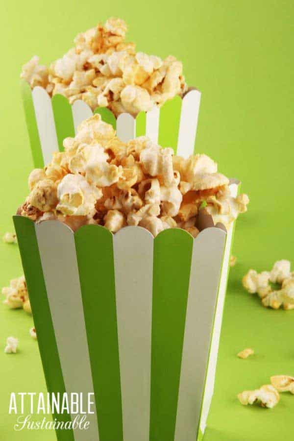 popcorn movie night! give experiences instead of gifts