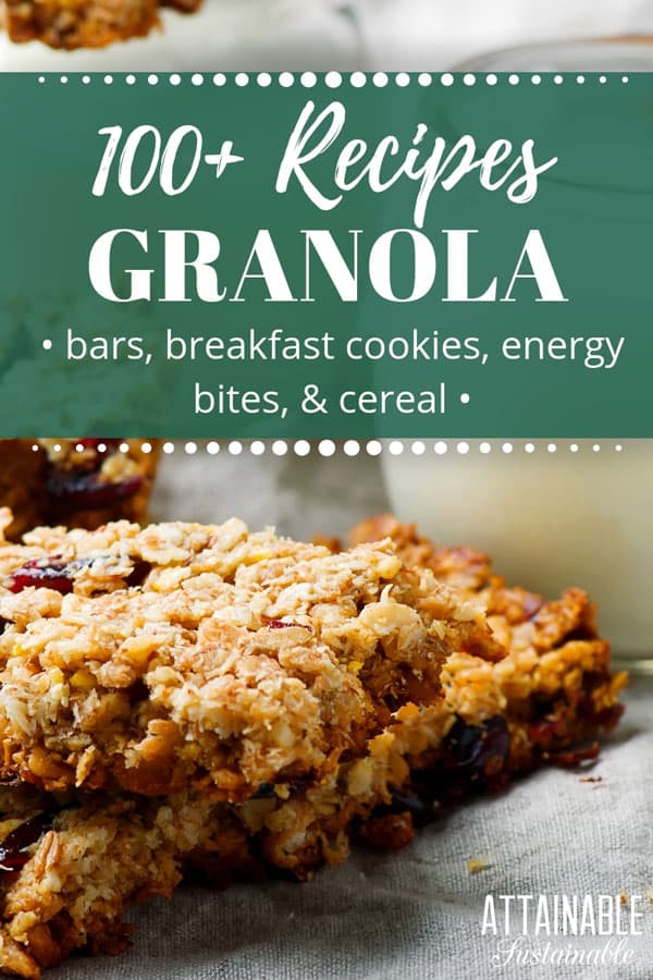 Healthy homemade granola bars are a great snack for busy days when families are on the go (hey, Little League season!) or for taking along on longer excursions. This collection of healthy homemade granola bars offers options for gluten-free, paleo, and raw diets as well as recipes for breakfast cookies. #breakfast #recipe #snack