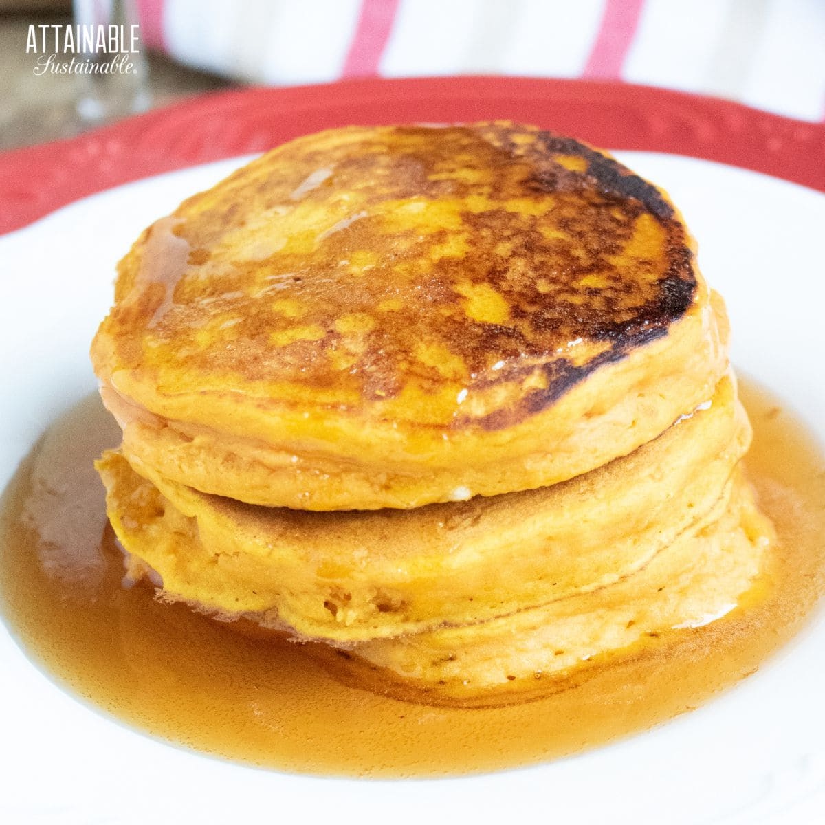 Make these Persimmon Pancakes for Fall Flavor
