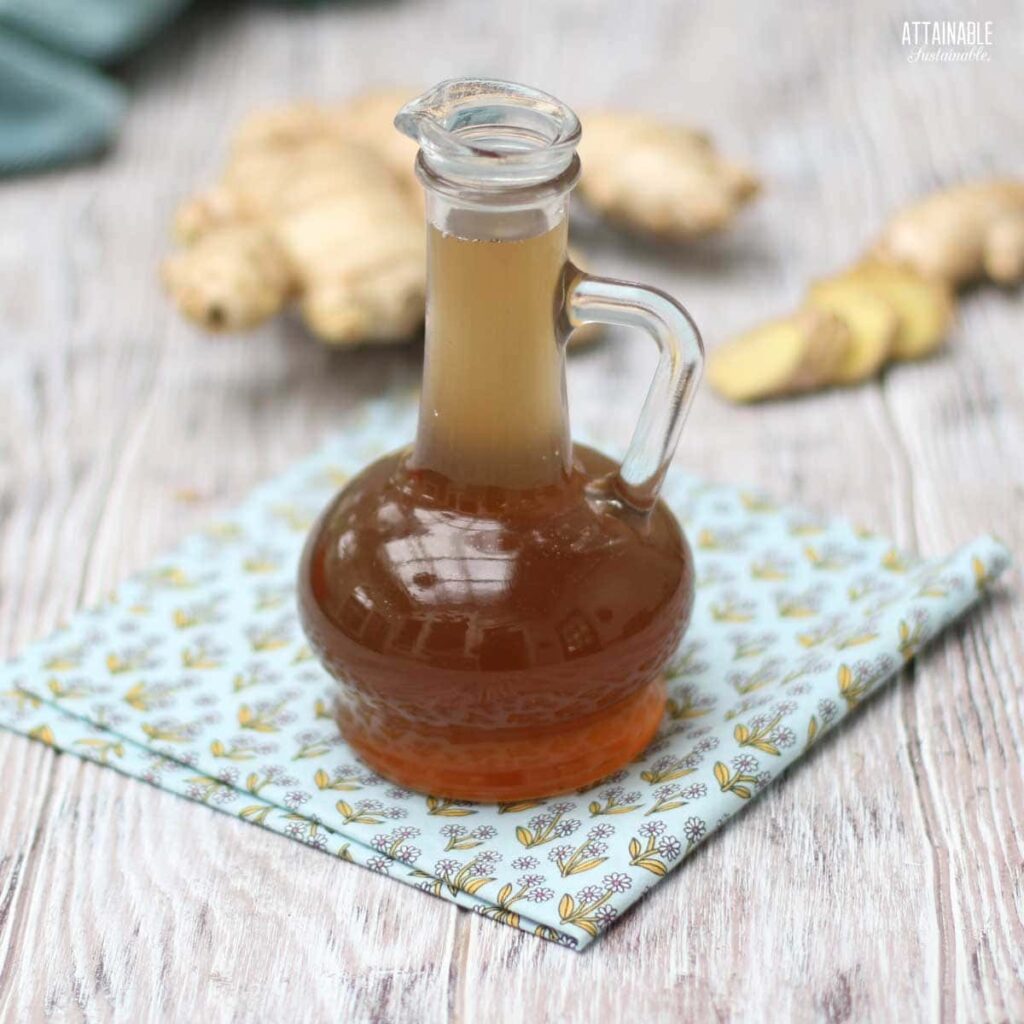 Flavor Packed Ginger Syrup Recipe (2Ingredients) Attainable Sustainable®