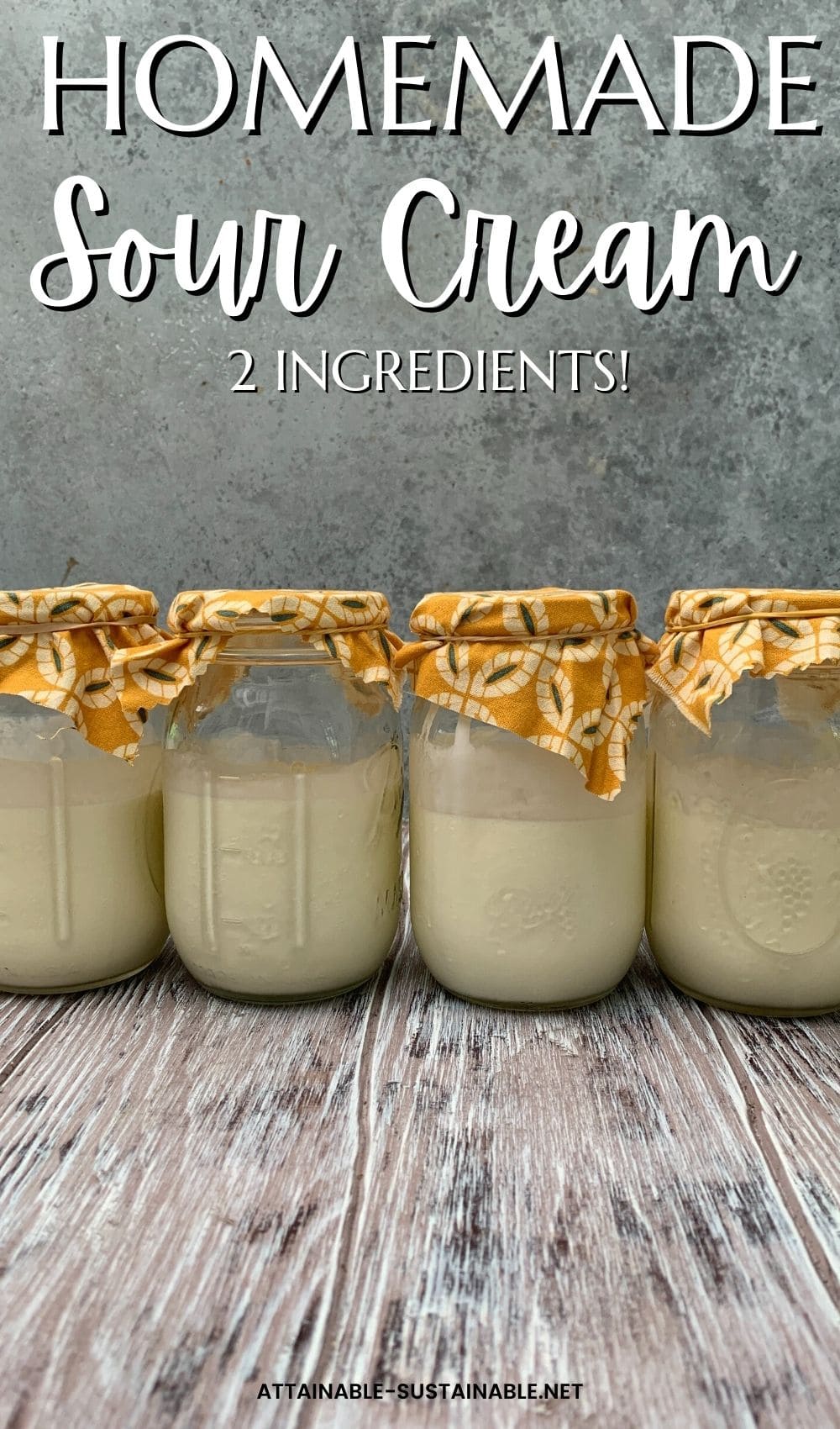 Dairy-Free Sour Cream Substitute with Only 2 Ingredients