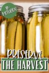 pickles in glass jars