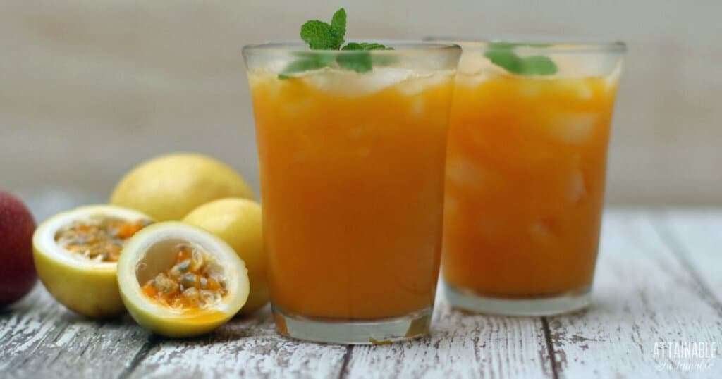 Passion Fruit Juice from Fresh Liliko‘i