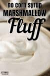 homemade marshmallow cream in a bowl