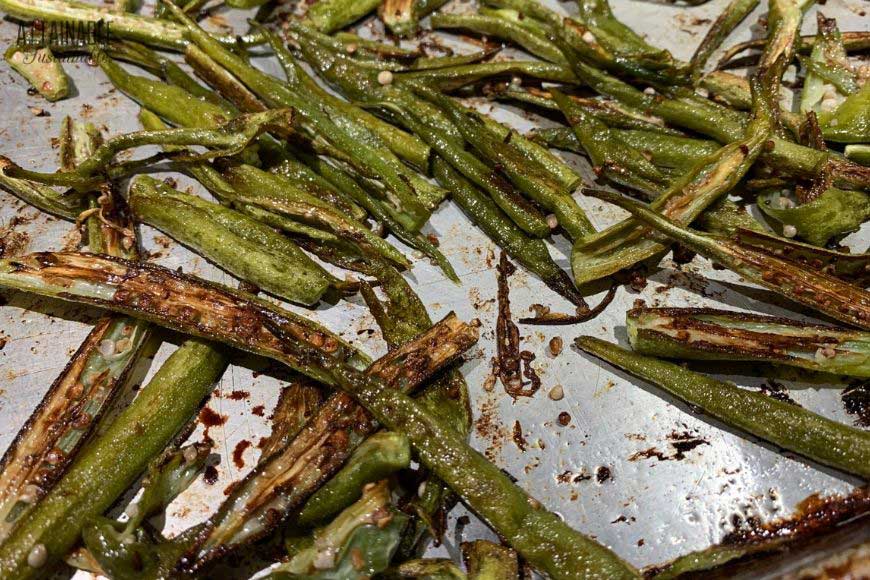 crispy roasted okra