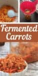 fermenting carrots, process