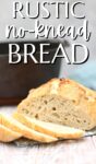 Loaf of bread with several slices.