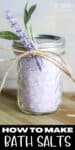 purple bath salts tied with twine