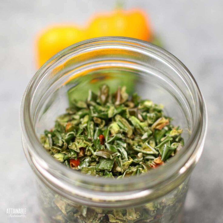 Dehydrated Peppers to Stock the Pantry Attainable Sustainable®