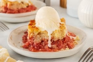 strawberry cobbler.