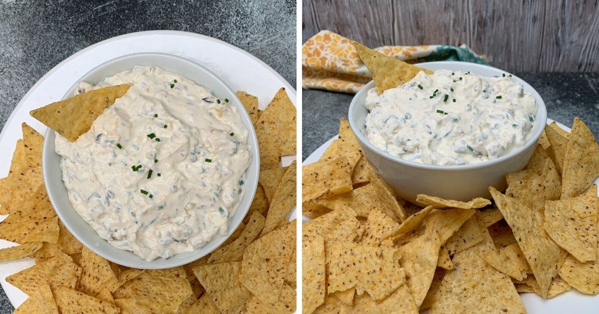 Easy Cream Cheese Dip with Green Onions Attainable Sustainable®