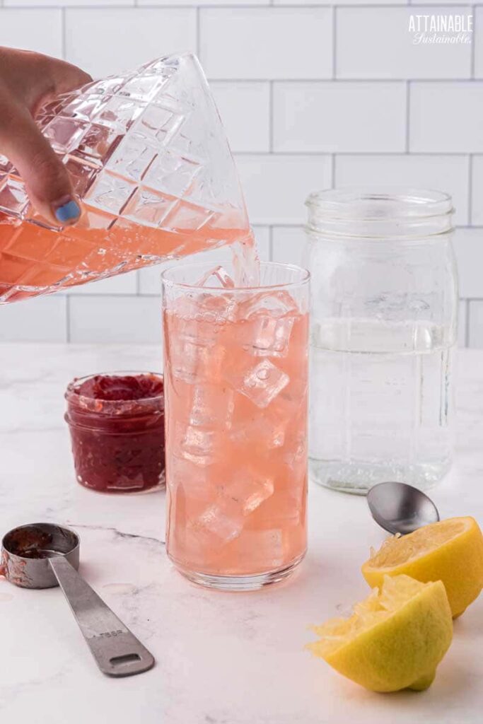 Easy and Refreshing Jam Seltzer Attainable Sustainable®