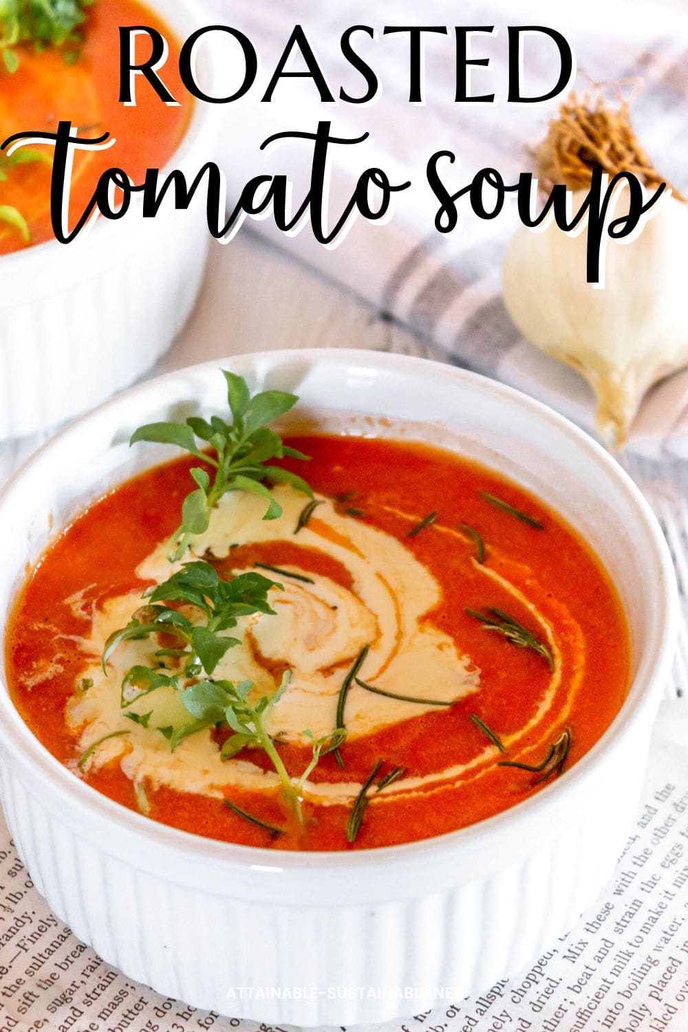 roasted tomato soup.