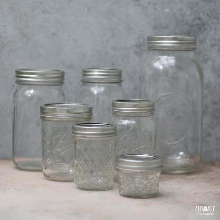 Guide to mason canning jars sizes and uses attainable sustainable 