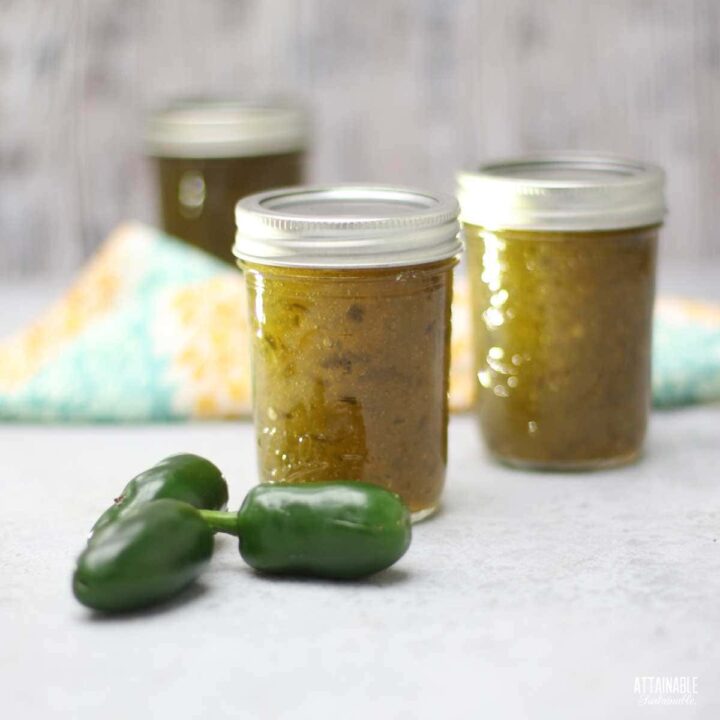 jars of jalapeno jelly.