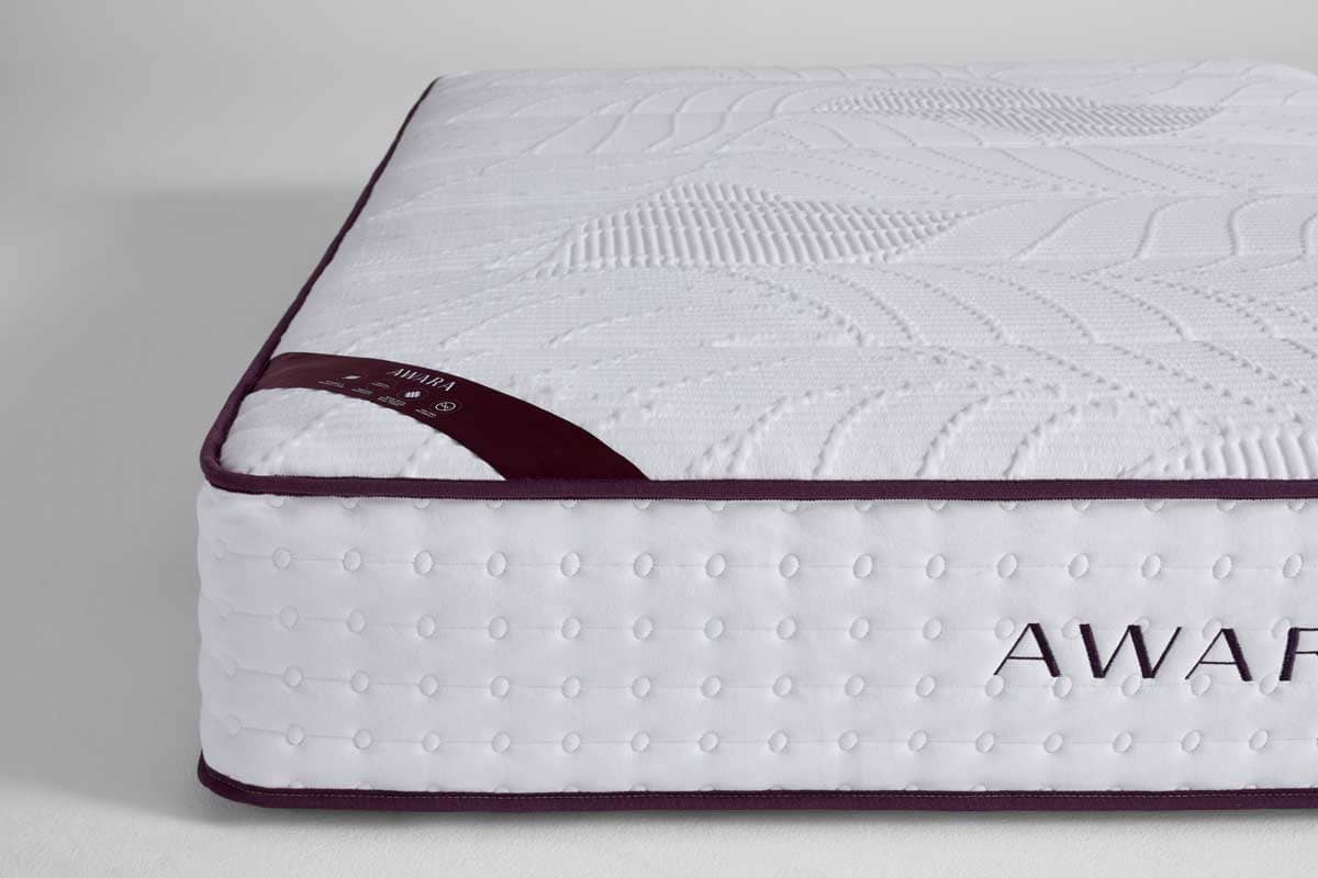 close up of awara mattress.