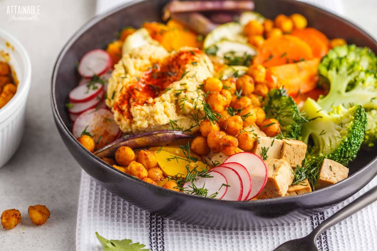 Quick & Easy Hummus Bowls Attainable Sustainable®